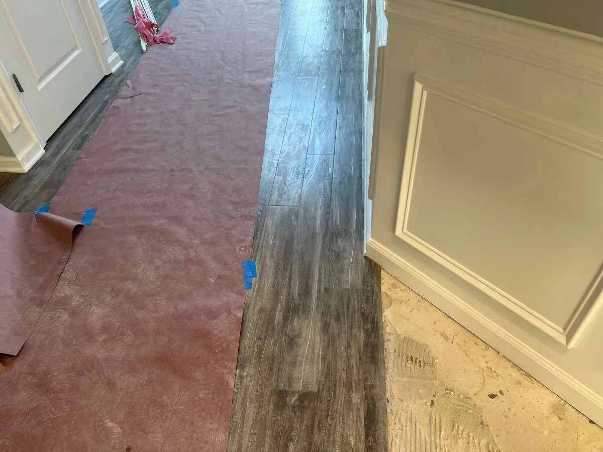 Completed marble shower restoration in Katy